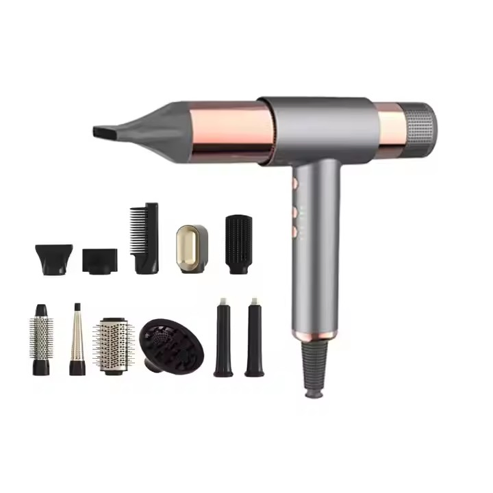 11 in 1 BLDC High Speed Motor 1875W Hair Hand Dryer Set Smart Cheapest Infrared Hand Handheld Light Blow Hair Dryer