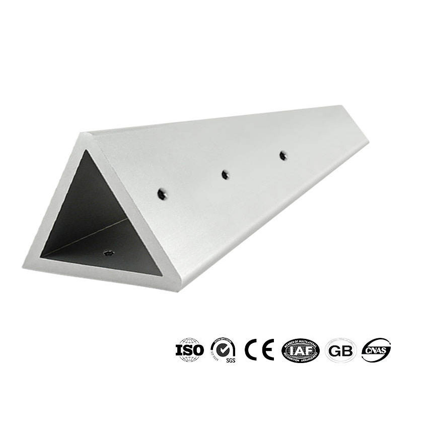 Custom Anodized Aluminium Alloy Triangular Tube Pipe for CNC Machining