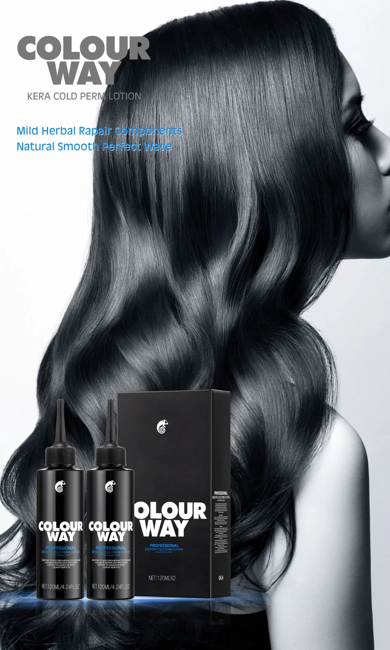 Keratin Cold Perm Lotion Salon Exclusive