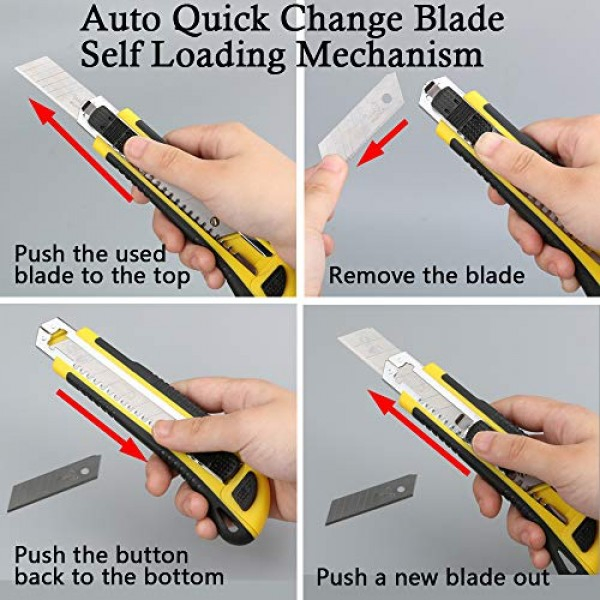 Premium Paper Box Cutter Utility Knife for Easy Cutting (FUK-01)