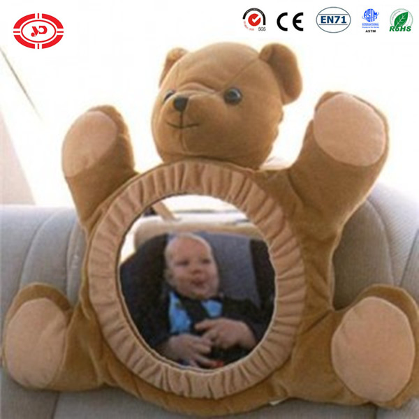 Bear Dog Frog Infant Baby Car Plush Toy Rear Mirror