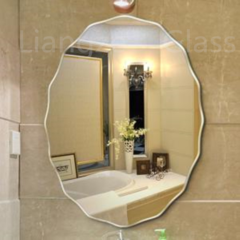 Frameless Waterproof Wall Silver Mirror for Home Decoration/Makeup/Bathroom/Dressing