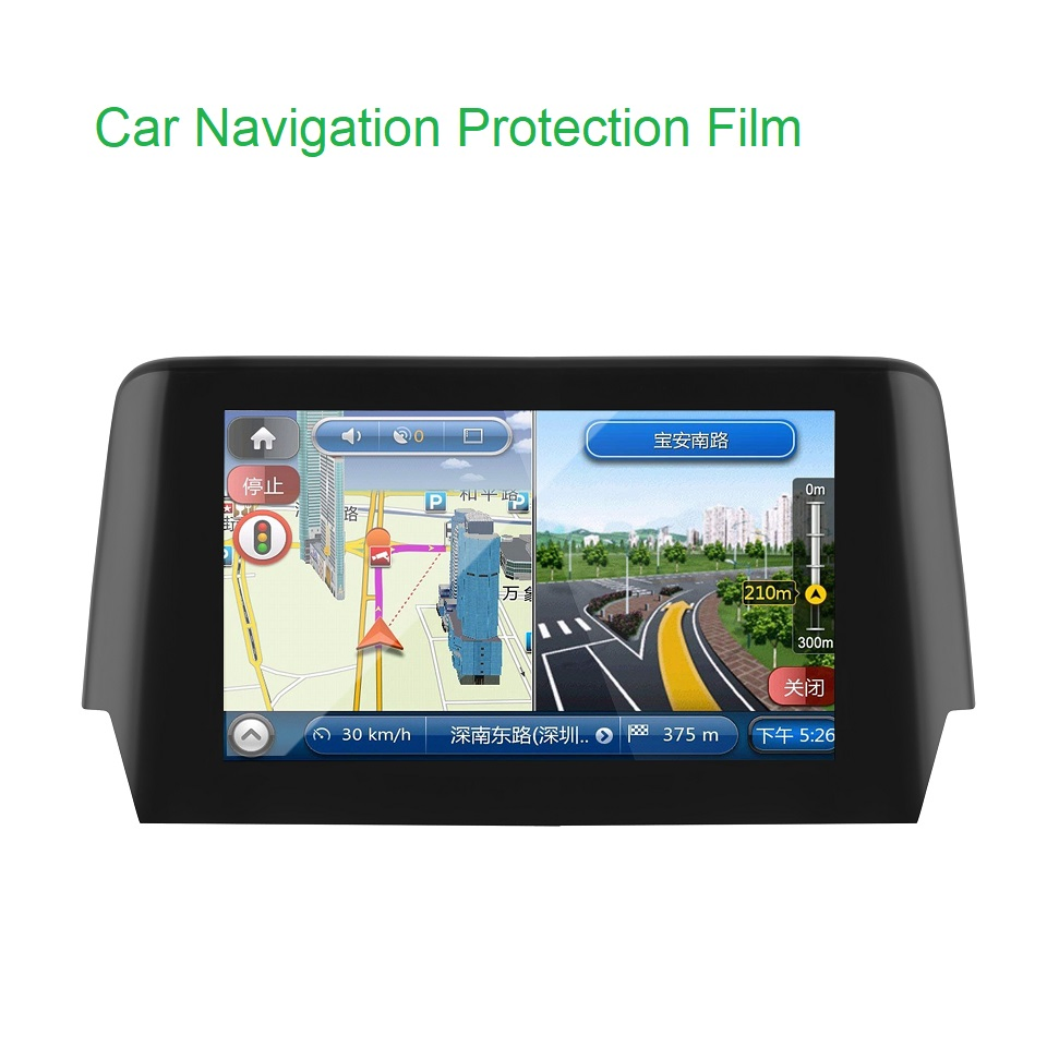 Scratch-Resistant Screen Guard for Car Gpsclear Protective Film for Car Navigation Systemhigh Transparency Film for in-Car Navigationanti-Fingerprint Screen