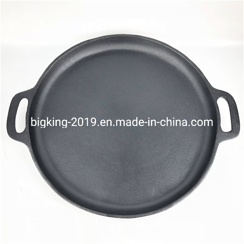 Pre-Seasoned Non-Stick Cast Iron Baking Pizza Pan