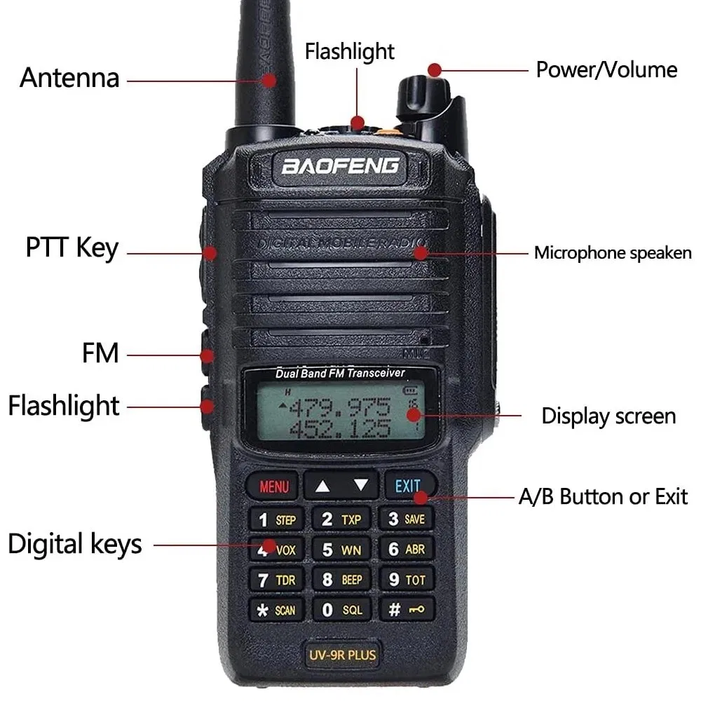 Портативная рация Baofeng UV9R T57