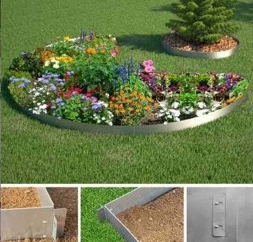 Metal Landscaping Edging Corten Steel Garden Edge Customized Garden Edge Fence