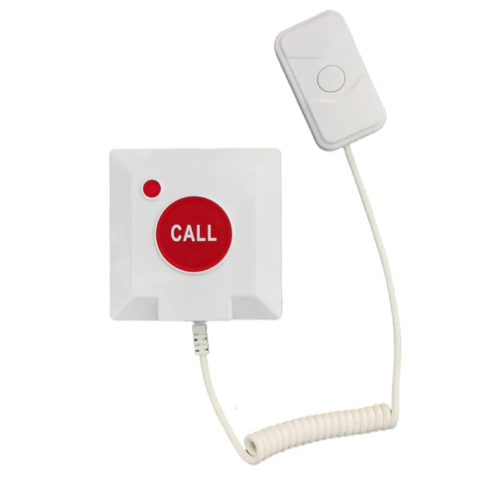 Wireless Paging System 1 Host Digital Display Receiver + 2 Buttons Transmitters for Hospital Clinic Nurse Call