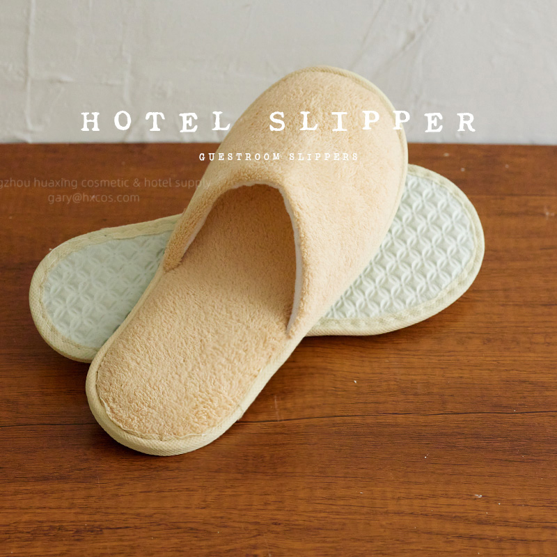 Coral Fleece Hotel Slipper - Soft Disposable Hotel Slipper for Guests