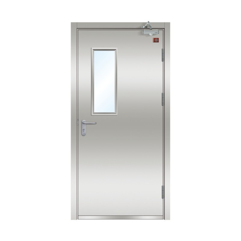 Premium Fire Resistant Metal Exit Door for Hospitals and Hotels