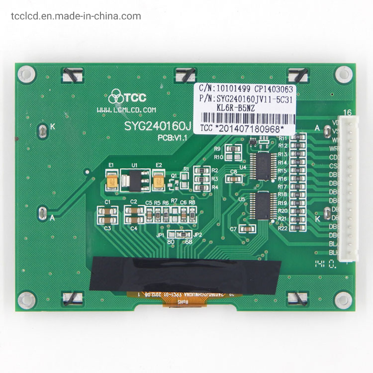 ЖК-дисплей 3.5 дюйма 240x160 для станков