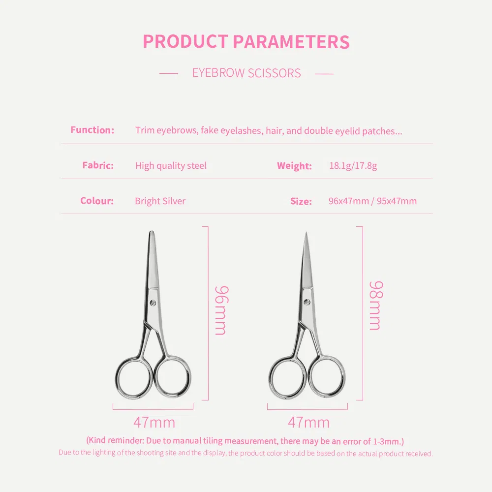 Ножницы для ресниц и бровей Esha, хирургические