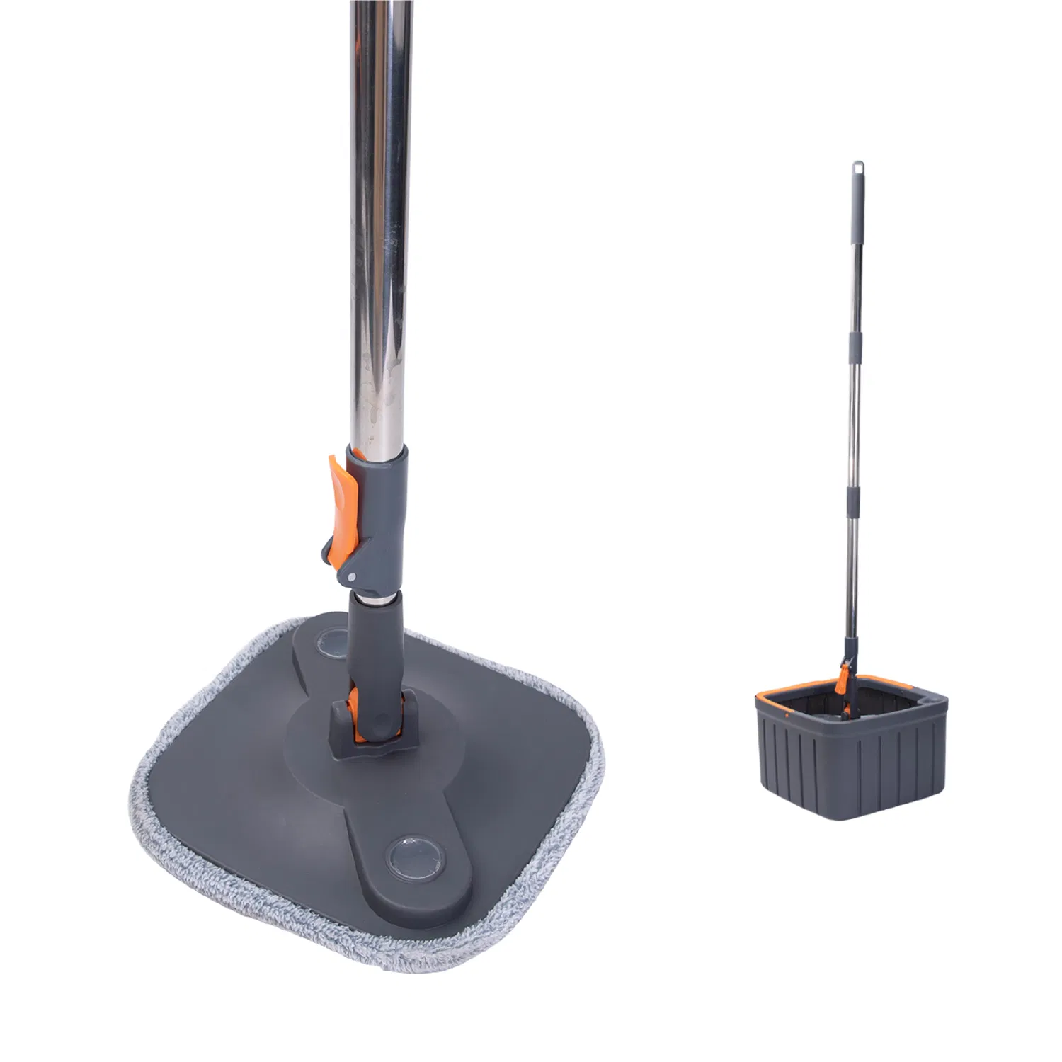 360 Spinning Microfiber Mop and Wringer Bucket Floor Cleaning System