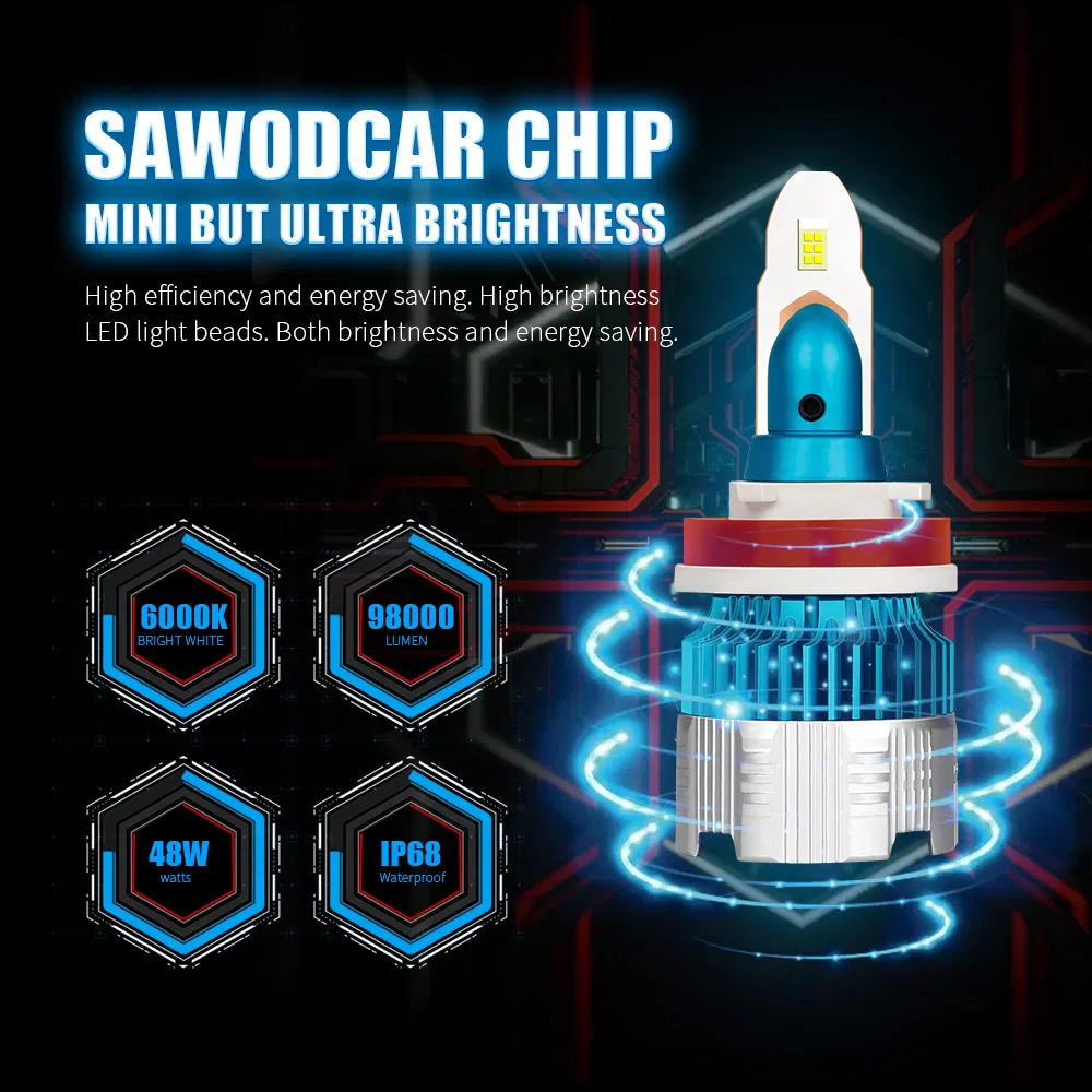 LED-фара Mi2 12V 48W, белый свет, водонепроницаемая