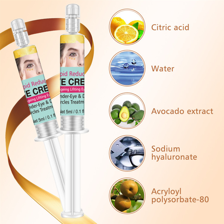 Private Label Instant Removal Anti Wrinkles Firming Lifting Ageless Eye Cream