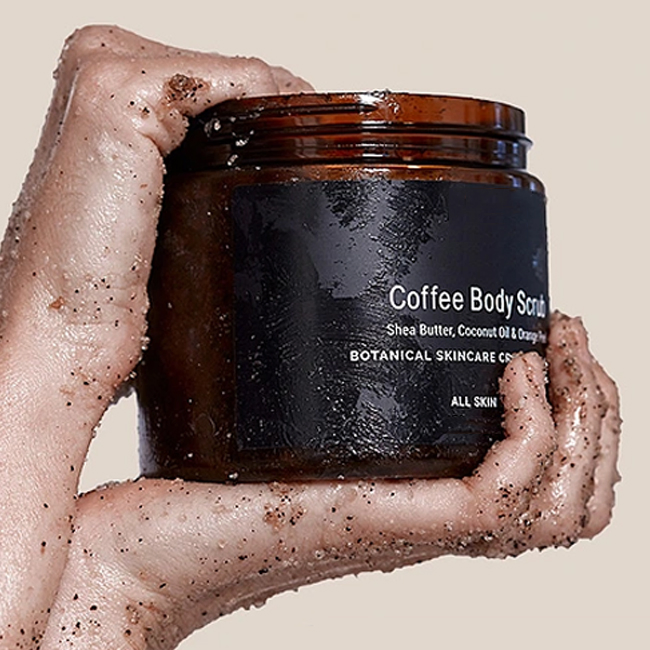 Coffee Face Body Brightening Organic Turmeric Vitamin C Exfoliating Private Label Salt Body Scrub