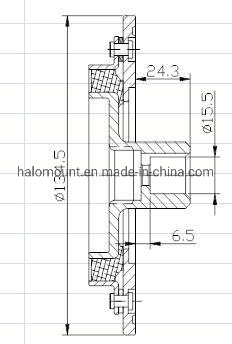 Ступица сцепления компрессора кондиционера Toyota Coaster
