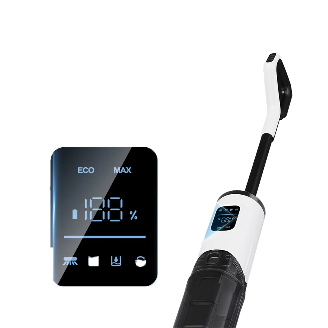 a Home Floor Scrubber with Dual Brush Rolls and Dual Water Sprayers for Deep Cleaning