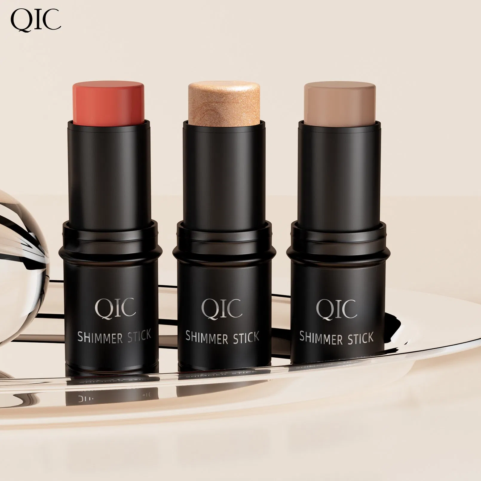 Multi-Purpose Makeup Stick Three-Dimensional Brightening Face Concealer Bronzer Contouring Stick Set