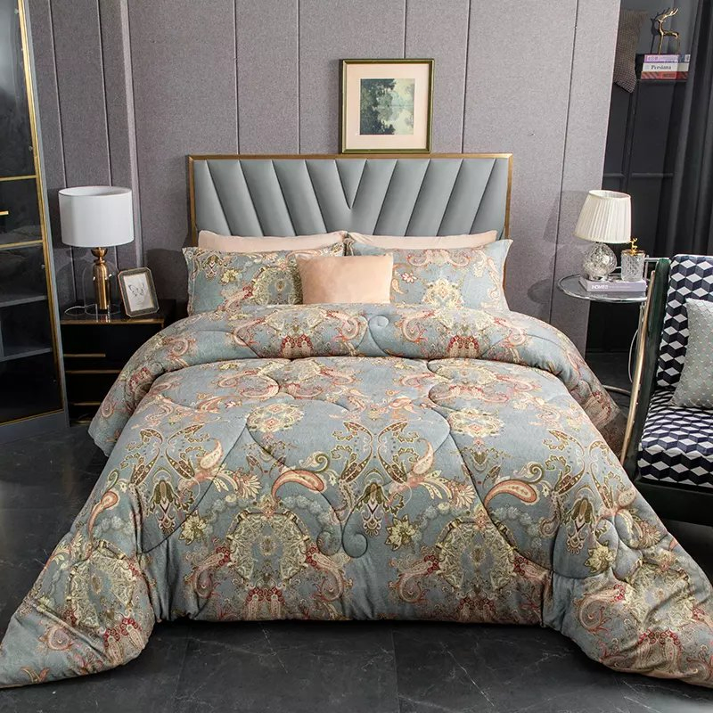 Quilting Fabrics Microfiber Fabric Quilted Comforter Bedspread Quilt
