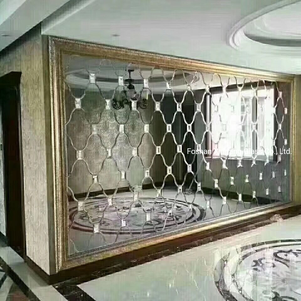 Beveled Decoration Mirror Wall Decorative Glass Mirror Designed Mirror