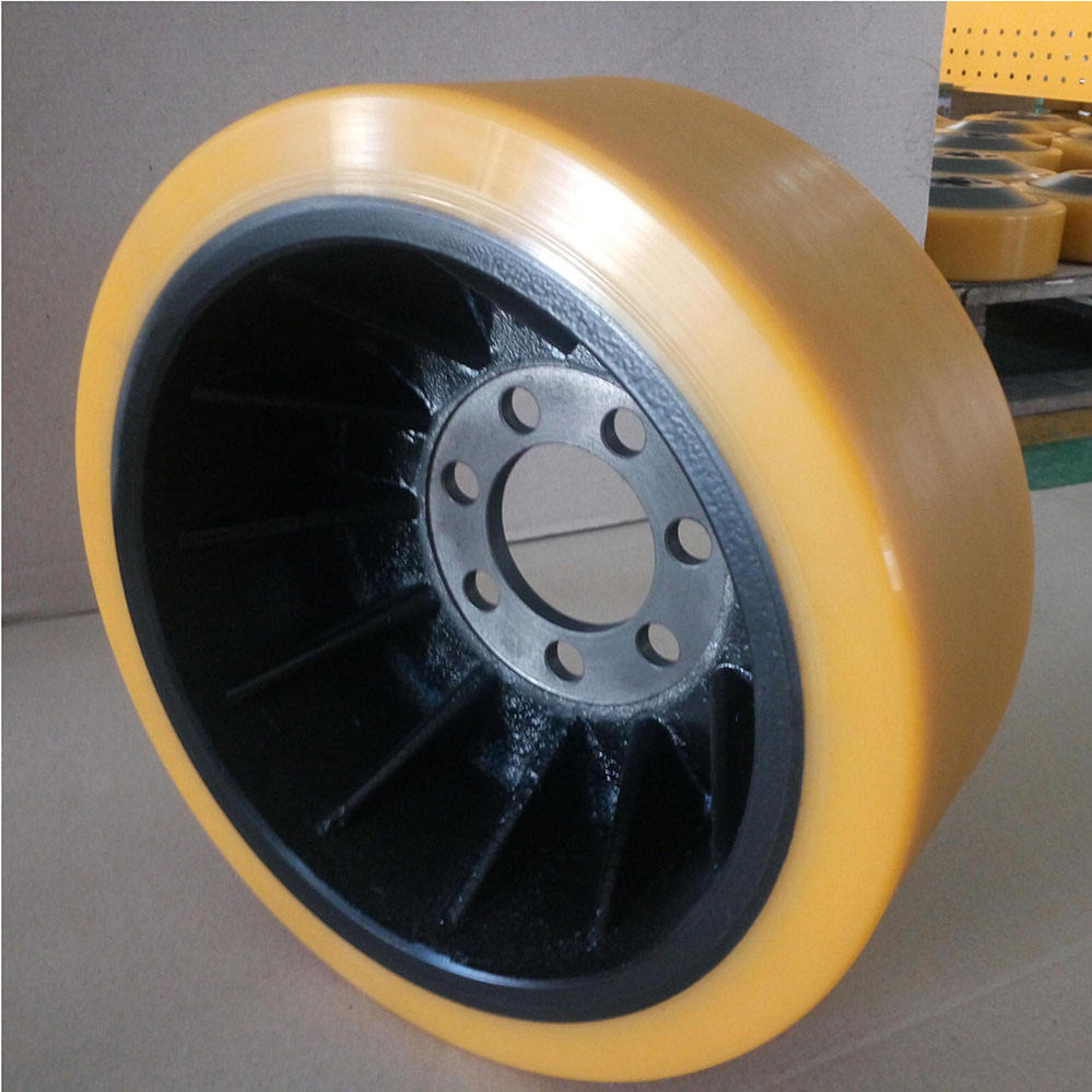 Manufacturers Direct Sales of PU Forklift 80*37 Forklift Bearing Wheel