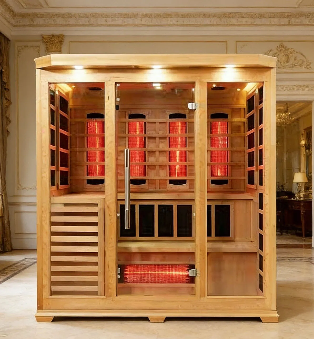 Инфракрасная сауна на 2 персоны из канадского хемлока