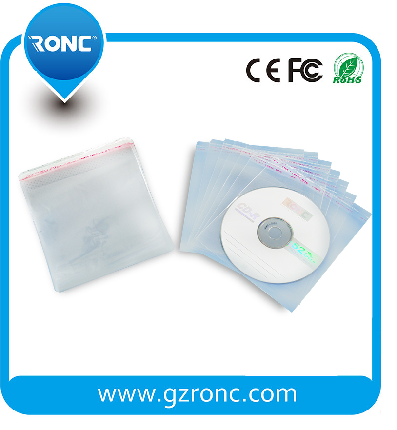 Эко-конверты для CD/DVD из переработанной бумаги, 100 шт