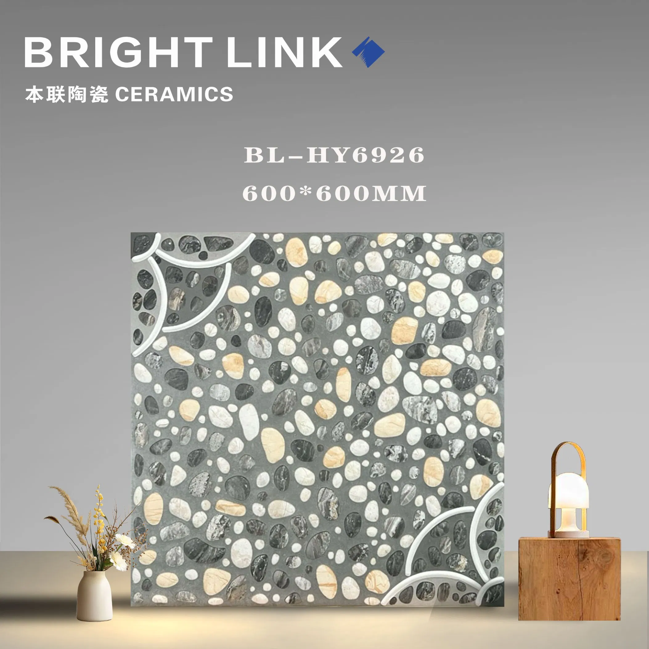 Плитка напольная 600x600 мм античная матовая, противоскользящая