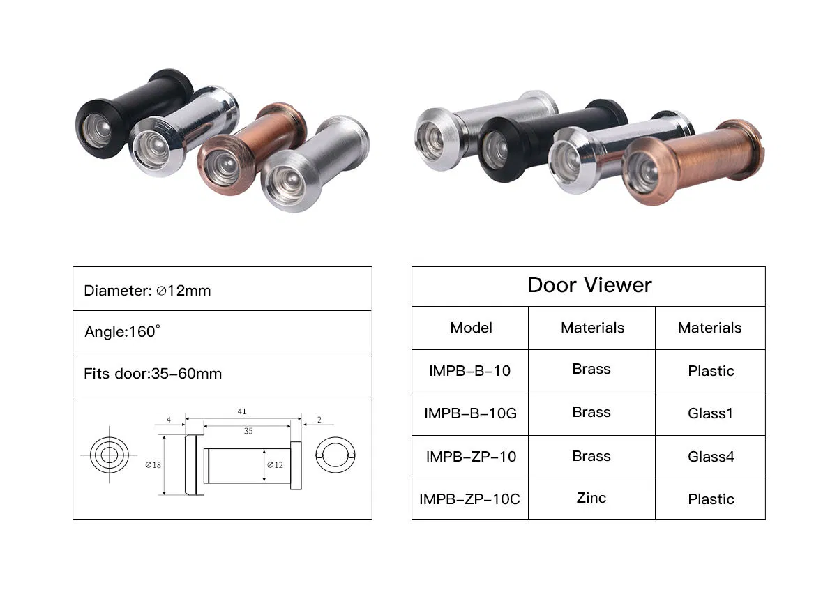 High Definition Wide Door Viewer Anti-Break Degree Eye Hole Angle Peephole