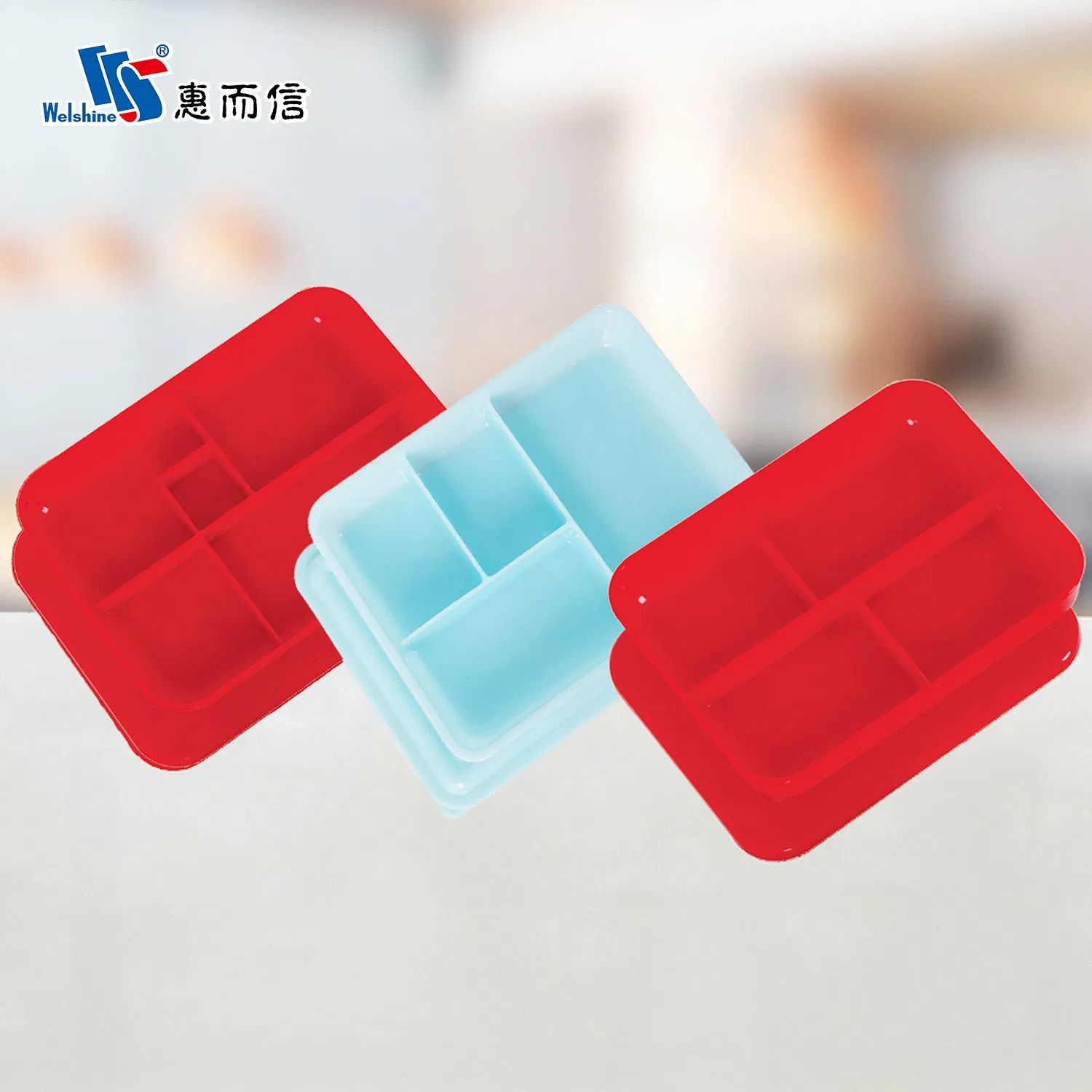 Plastic Prep Boxes Takeaway Hot Cold Food Packaging Storage Containers