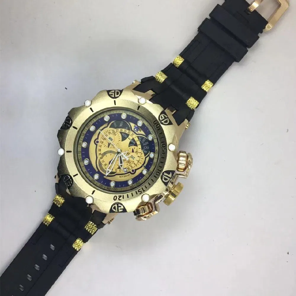 Good Quality Silicone Band Men Quartz Watch