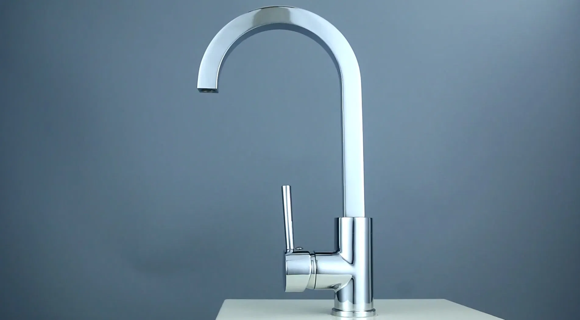 Brass Pull out Spring Kitchen Mixer with Orb Finish