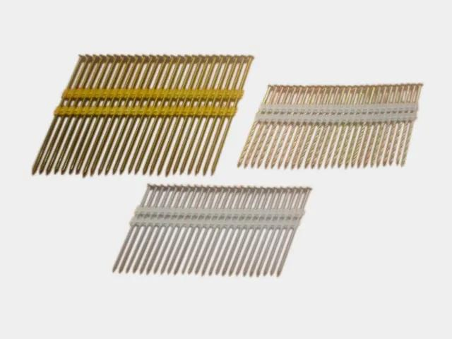 High Quality Galvanized 15degree Smooth/Ring Shank Wire Coil Roofing Nail for Construction