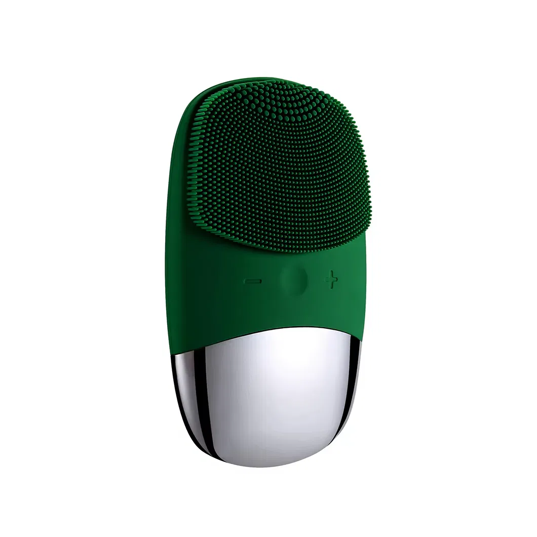 Manual Electric Facial Cleansing Brush Silicone Sonic Face Cleaner Deep Pore Cleaning Skin Massager Face Cleansing Brush Device Gifts for Women's Day