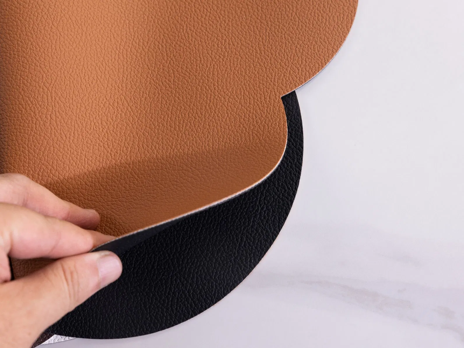 PVC Leather Hotel & Home Table Mats Waterproof & Oilproof Heat Insulation Placemats