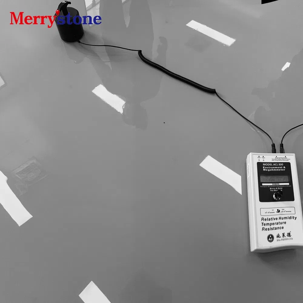 Эпоксидный антистатический наливной пол для промышленных помещений