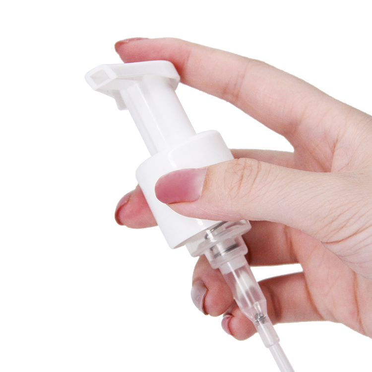 PP Plastic 40mm 42mm 43mm White Color Foam Pump Soap Dispenser for Plastic Bottle