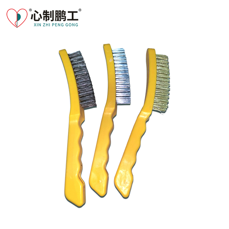 Heavy-Duty Square-Handled Stainless Steel Wire Brush for Tough Cleaning