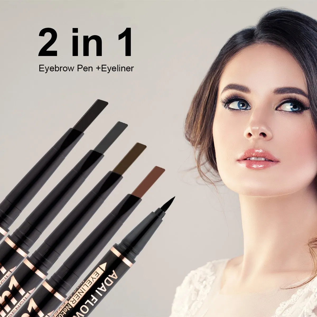 Best Waterproof Long Lasting Grey Black Brow Eyebrow Pencil Eyeliner Cosmetic