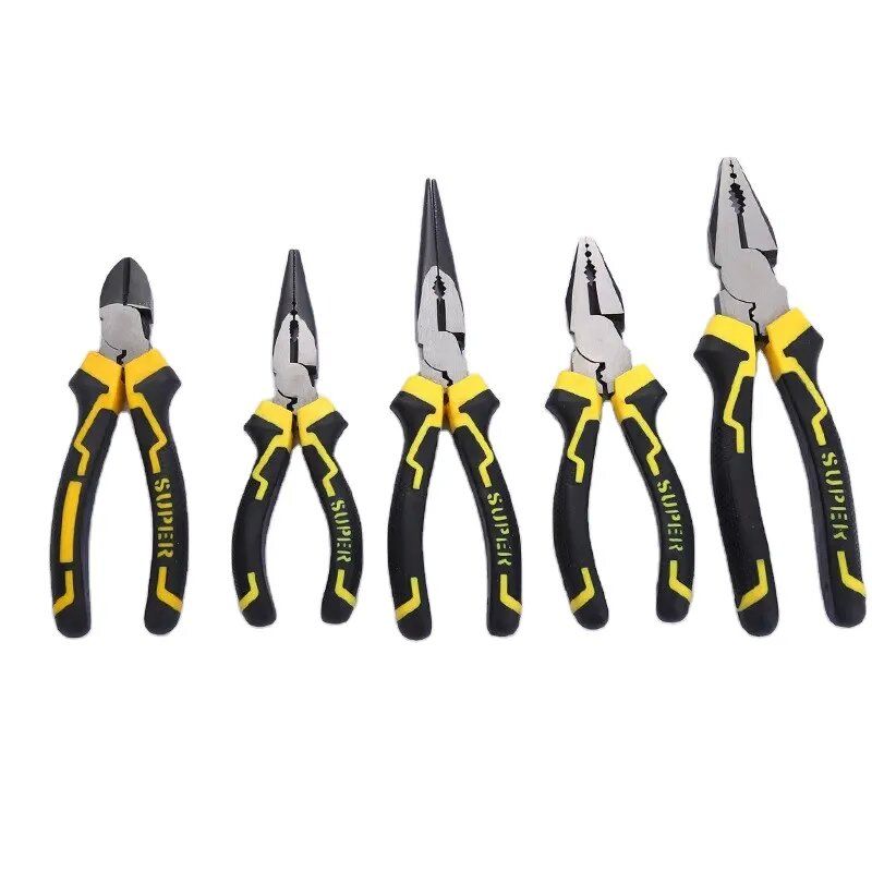 Длинногубцы 8 дюймов с мягкой рукояткой