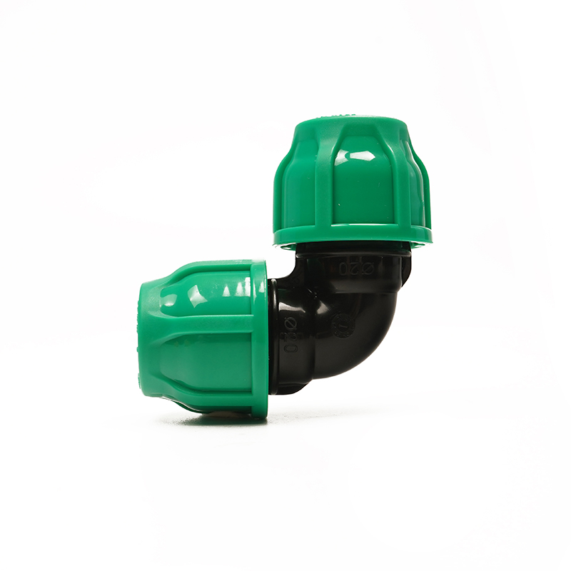 High-Pressure PP Compression Elbow Fittings for OEM Applications