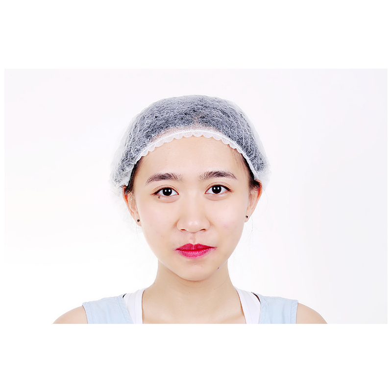 Disposable Non-Woven Headwear and Convenience Disposable Clip Dark Black Nonwoven Mob Cap