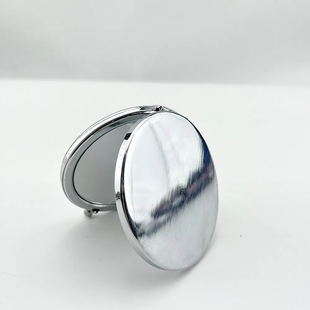 OEM ODM Custom Lightweight Glossy Mirror Finish Portable Compact Pocket Makeup Mirror