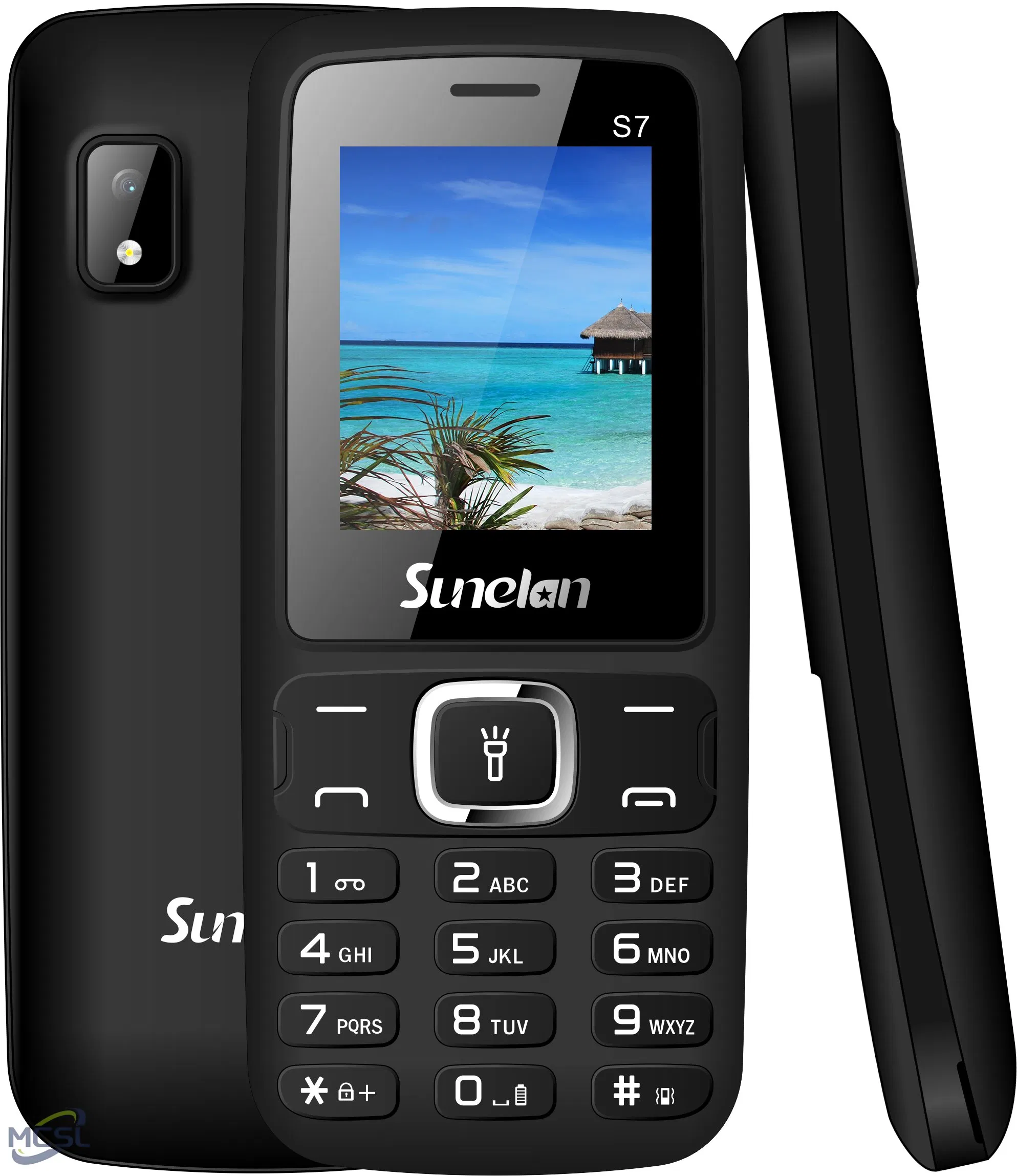 Кнопочный телефон Sunelan S7 для пожилых, 2G, двойная SIM