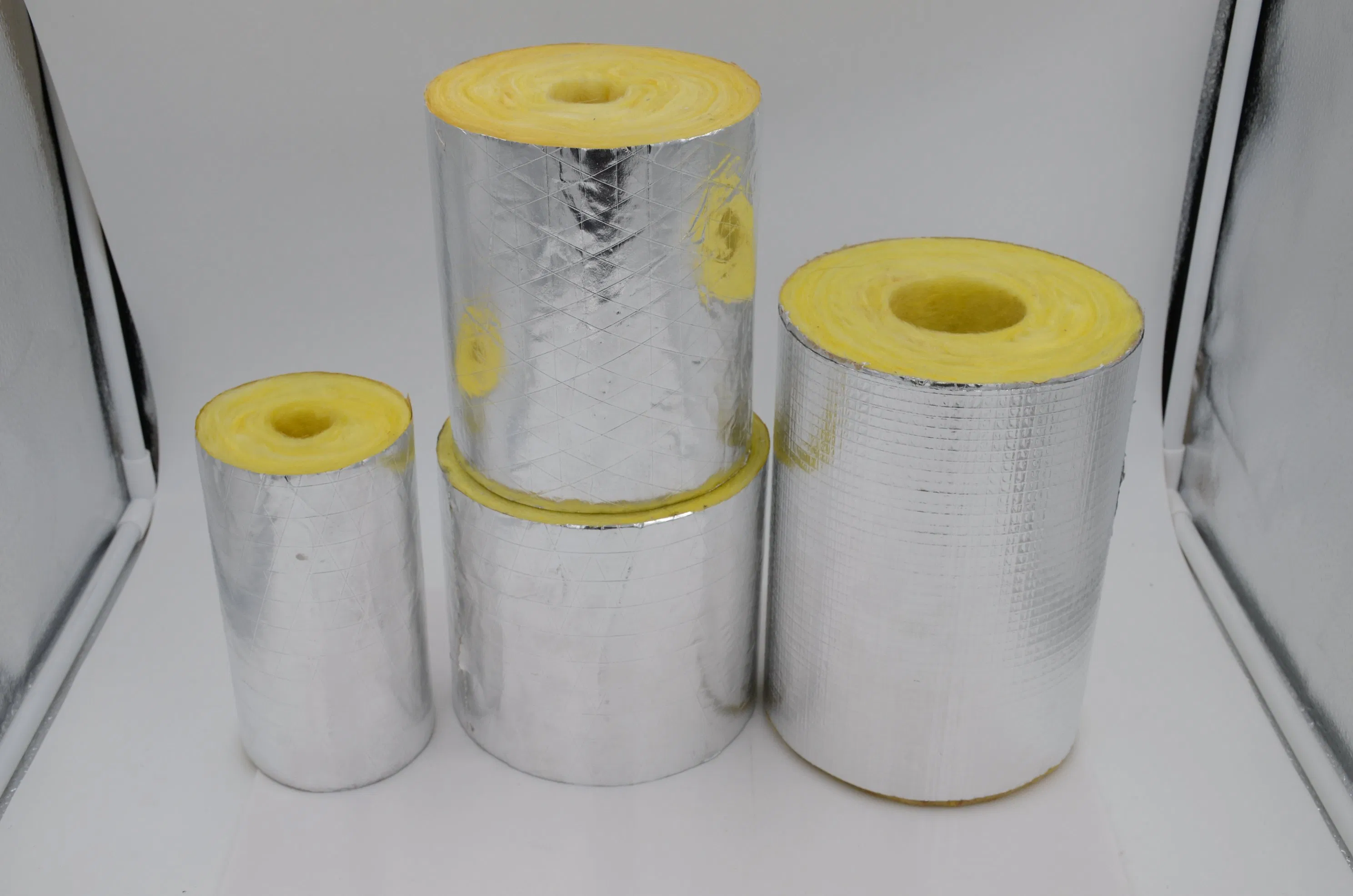 Aluminium Foil Centrifuge Fireproof Fiber Glass Wool Glasswool Pipe Tube