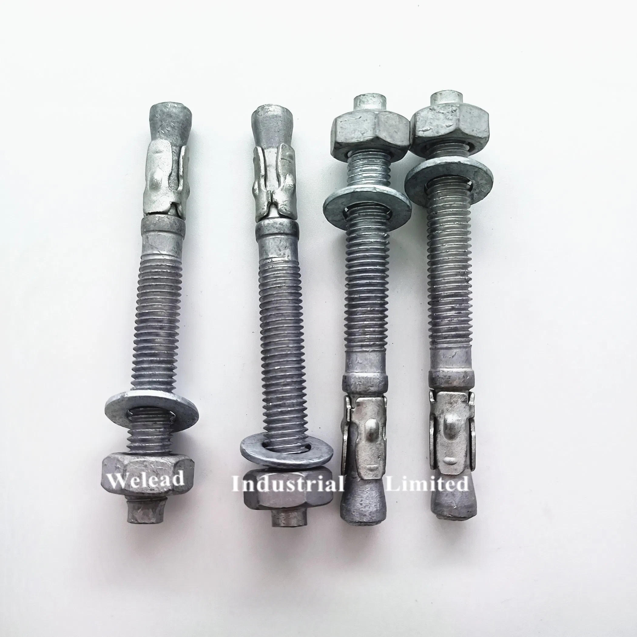 Анкерный болт M10x90 клиновой оцинкованный для бетона