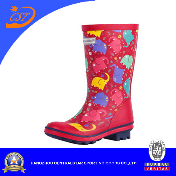 Elephant Children Rain Boot Red 68056