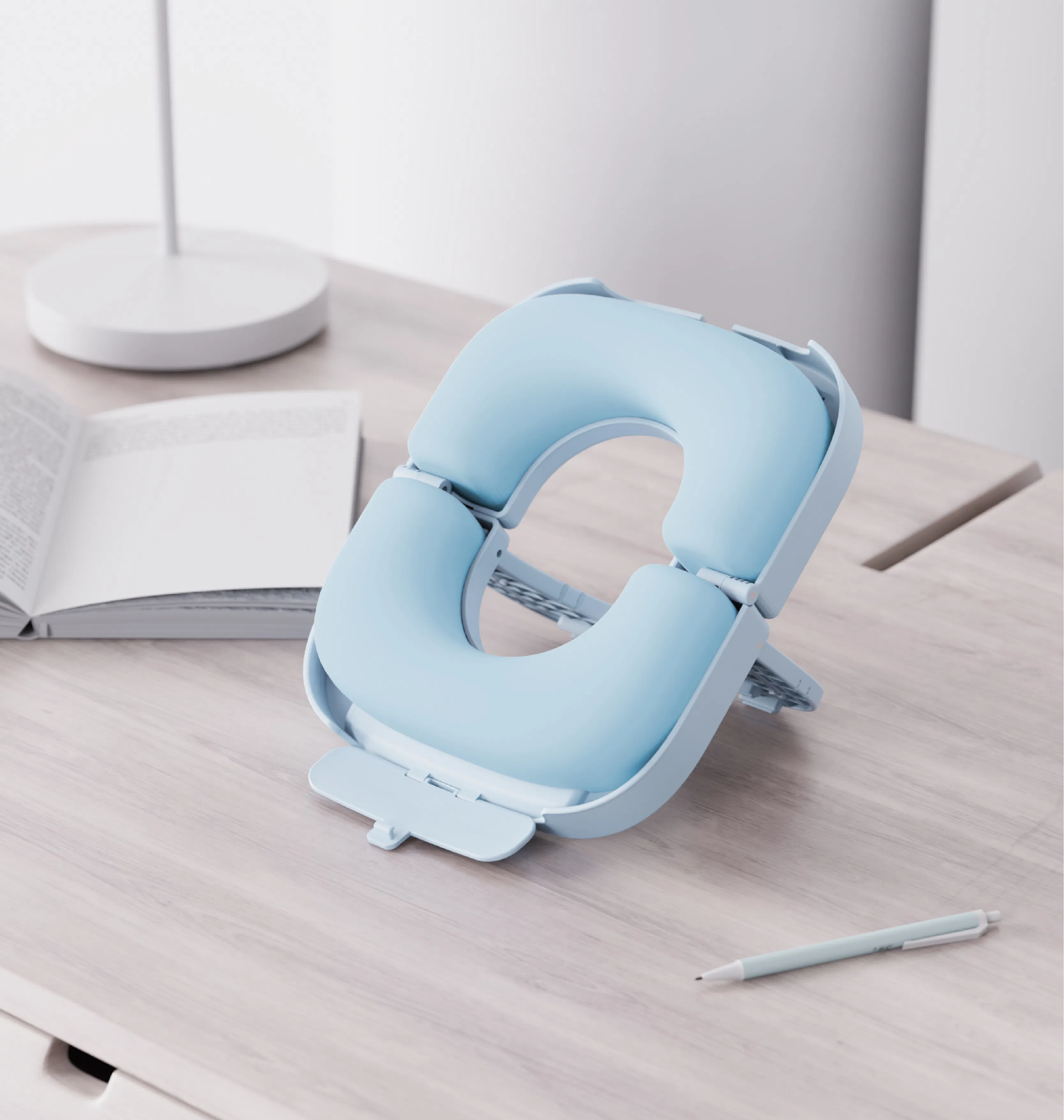 Washable Memory Foam Pillow for Comfortable Office Nap Time