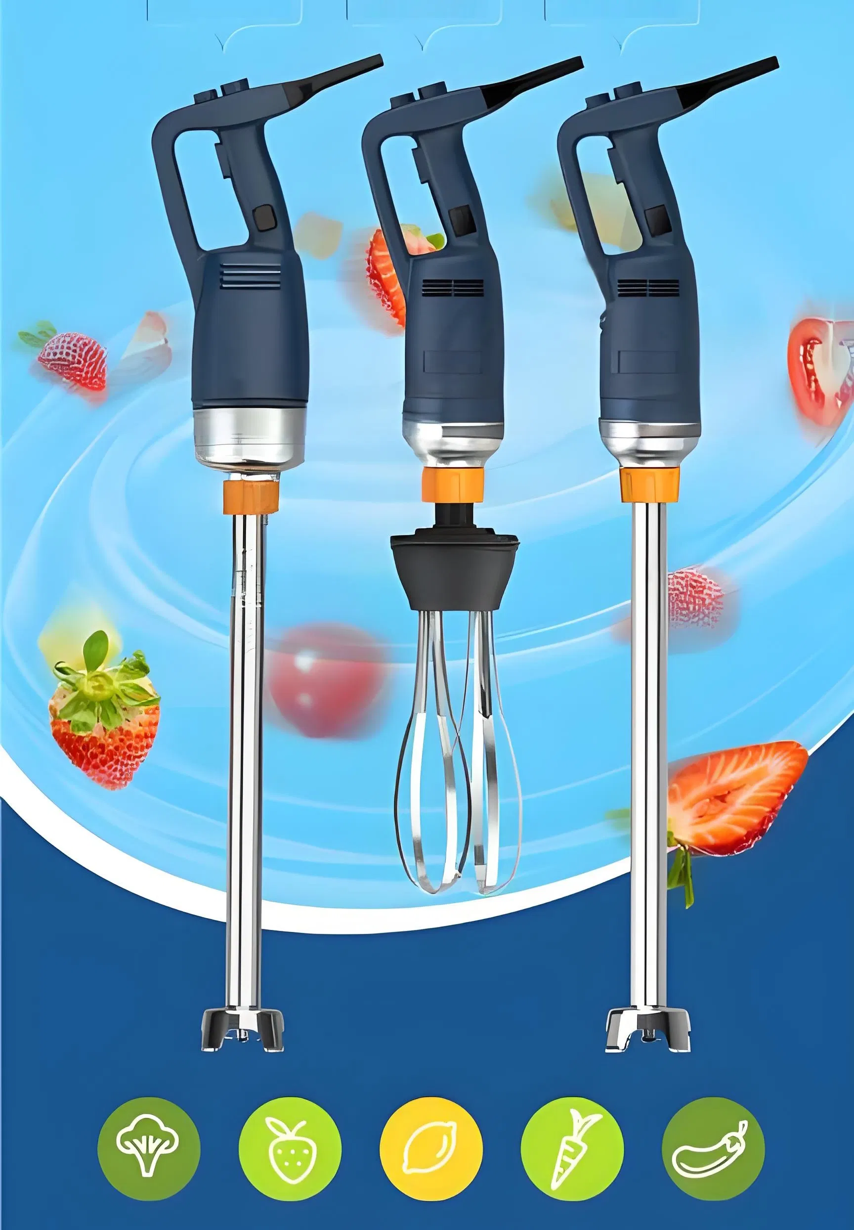 Handheld Immersion Blender Electric Hand Mixer Egg Beater Electric Mixing Rod Blender