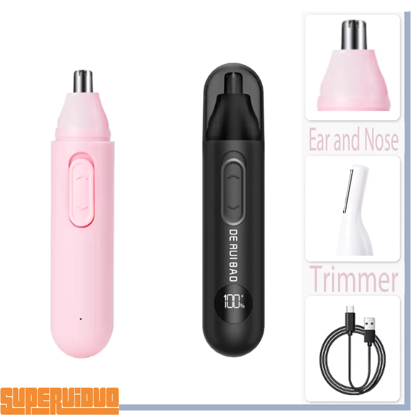 Multi-Purpose Facial Hair Remover Nose Hair Trimmer